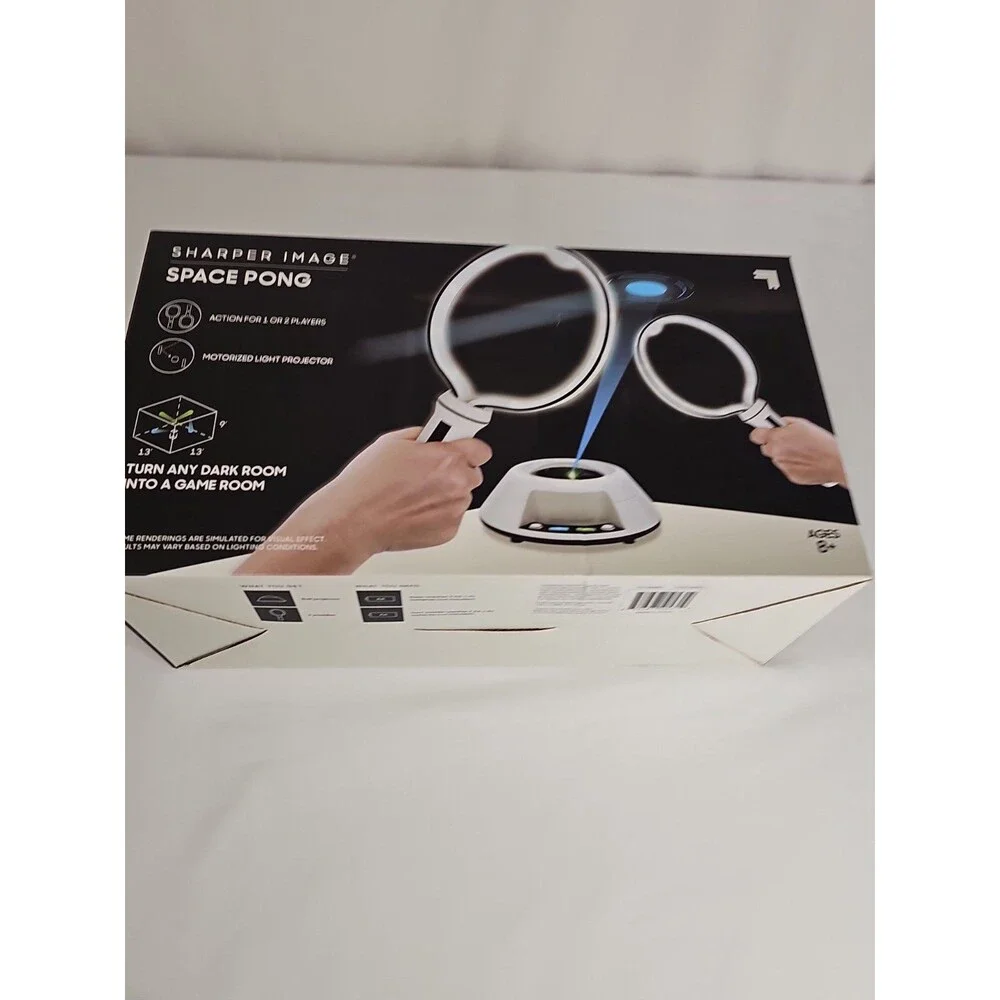 Sharper Image Space Pong Electronic Arcade Game Tested Working Complete